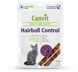 Canvit Snacks CAT Hairball Control 100g pamlsek pro kočky