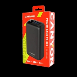 CANYON powerbanka 30000mAh CNE-CPB301B