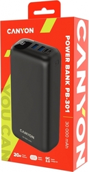 CANYON powerbanka 30000mAh CNE-CPB301B