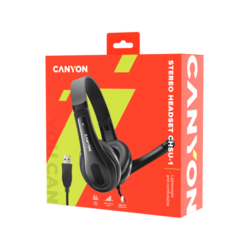 CANYON stylový a komfortní headset CNS-CHS01BO