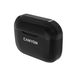 CANYON TWS-3 Bluetooth sportovní sluchátka s mikrofonem, černá