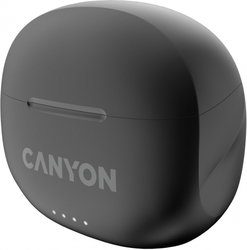 CANYON TWS8B Bluetooth bezdrátová sluchátka s mikrofonem, černá