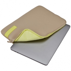 Case Logic Reflect pouzdro na 13" Macbook Pro® REFMB113 - Plaza Taupe/Sunny Lime