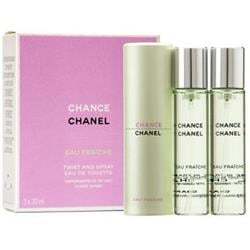 Chanel Chance Eau Fraiche EdT 3x20 ml Pro ženy plnitelný flakón