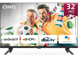 CHiQ L32G7L TV 32", HD, smart, Android 11, dbx-tv, Dolby Audio, Frameless