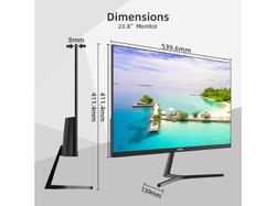 CHiQ MT 24F650 24", FHD, 75 Hz, Frameless, černý