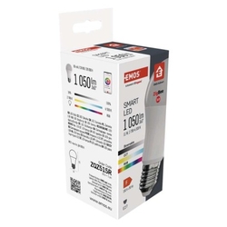 Chytrá LED žárovka GoSmart A60 / E27 / 11 W (75 W) / 1 050 lm / RGB / stmívatelná / Zigbee