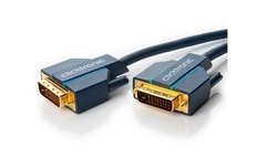 ClickTronic HQ OFC kabel DVI-D(24+1) male <> DVI-D(24+1) male, Dual Link, 5m