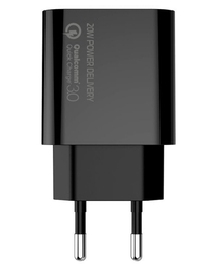 ColorWay AC nabíječka USB a USB-C 20W, černý