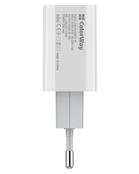 ColorWay AC nabíječka USB-C 20W, bílá