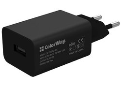 ColorWay CW-CHS012CL-BK 10W + kabel Apple Lightning 1m