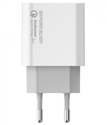 ColorWay CW-CHS037PD-WT, 1x USB a 1x USB-C, 30W, bílá