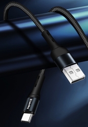 ColorWay  USB-C kabel 1m 2.4A, černá