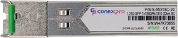 Conexpro 1.25G SFP optický modul, WDM/BiDi, SM, Tx1550/Rx1310nm, 20km, 1x SC, DDM