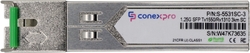 Conexpro 1.25G SFP optický modul, WDM/BiDi, SM, Tx1550/Rx1310nm, 3km, 1x SC, DDM