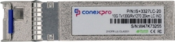 Conexpro 10G SFP+ průmyslový optický modul, WDM/BiDi, SM, Tx1330/Rx1270nm, 20km, 1x LC, DDM