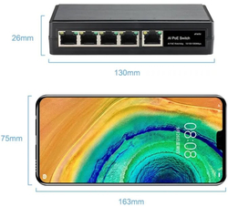 Conexpro GNT-6FP51G6, Venkovní PoE switch, 5x LAN, 4x PoE