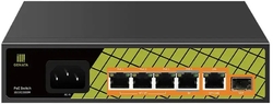 Conexpro GNT-P1006GA, PoE switch, 5x LAN, 4x PoE, 1x SFP