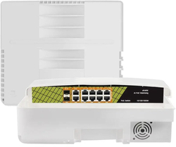 Conexpro GNT-P1012G6-F, Venkovní PoE switch, 10x LAN, 8x PoE, 2x SFP