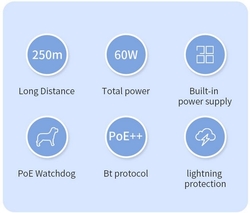 Conexpro GNT-P9109EA, PoE switch, 9x LAN, 8x PoE