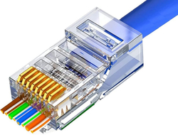 Conexpro průchozí konektor RJ45 UTP, CAT6, Wire Cross