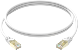 Conexpro slim patch kabel STP, CAT6A, 0.5m, bílý