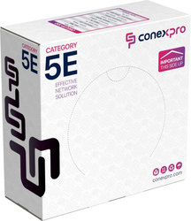 Conexpro UTP kabel venkovní, CAT5e, PE, 24 AWG, 100m, černý