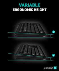 Connect IT CI-58 klávesnice, USB, černá
