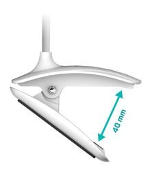 CONNECT IT CLIP stolní Led lampička s klipem, BÍLÁ