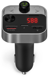 CONNECT IT InCarz Bezdrátový FM transmitter, 2x USB-A + 1x USB-C, ANTRACITOVÝ