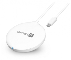 Connect IT MagSafe Wireless Fast Charge bezdrátová nabíječka, 15 W, bílá