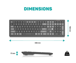CONNECT IT MultiDevice bezdrátová klávesnice, CZ + SK layout