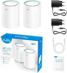 Cudy M1300 Wi-Fi Mesh System, 2 pack