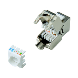 DATACOM Keystone RJ45 STP CAT6A samořezný SILVER