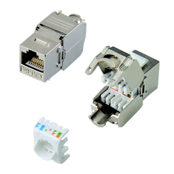 DATACOM Keystone RJ45 STP CAT6A samořezný SILVER