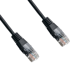 DATACOM Patch cord UTP CAT5E 2m černý