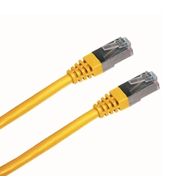 DATACOM PATCH KABEL FTP CAT5E 1m žlutý stíněný