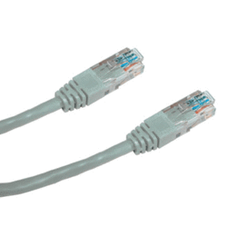 DATACOM PATCH KABEL UTP CAT5E 3m (x) šedý křížený