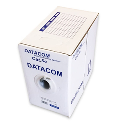 DATACOM UTP lanko CAT5E  LSOH  305m box šedý