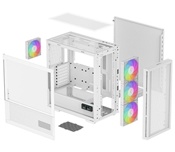 DeepCool CH560 Digital, bílá