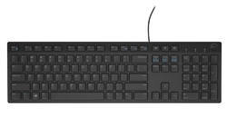 Dell KB-216 Klávesnice,drátová,multimediální,US,USB,černá