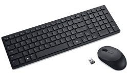 DELL KM555/ Německá/ bezdrátová tichá klávesnice + myš/ USB/ černá