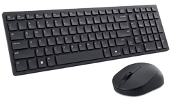 DELL KM555/ Německá/ bezdrátová tichá klávesnice + myš/ USB/ černá