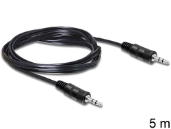 Delock Audio kabel 3,5mm jack samec/samec, 5m (84438)