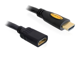 Delock HDMI 1.4 prodlužovací kabel A/A samice/samec, délka 5m (83082)