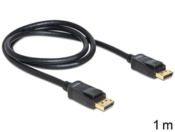 Delock kabel DisplayPort samec na Displayport samec, délka 1m (82423)