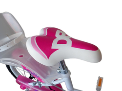 Dino bikes 166 RSN FAIRY Bílá, růžový potisk 16"