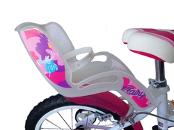 Dino bikes 166 RSN FAIRY Bílá, růžový potisk 16"