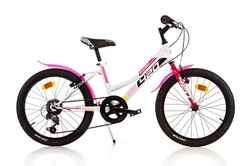 Dino bikes 420D bílo růžová 20" juniorské kolo