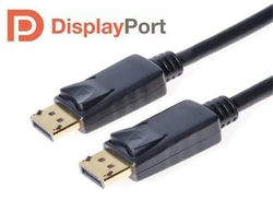 DisplayPort 1.2 přípojný kabel M/M, zlacené konektory, 0,5m,rozlišení 4K*2K/60Hz, 18Gb/s